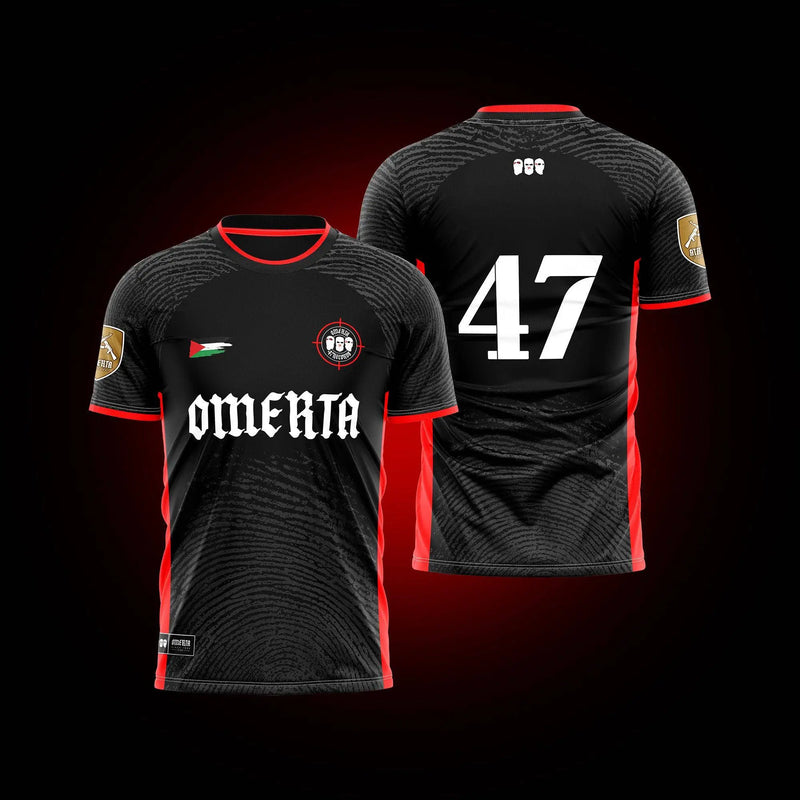 Jersey Black & Red - Omerta47